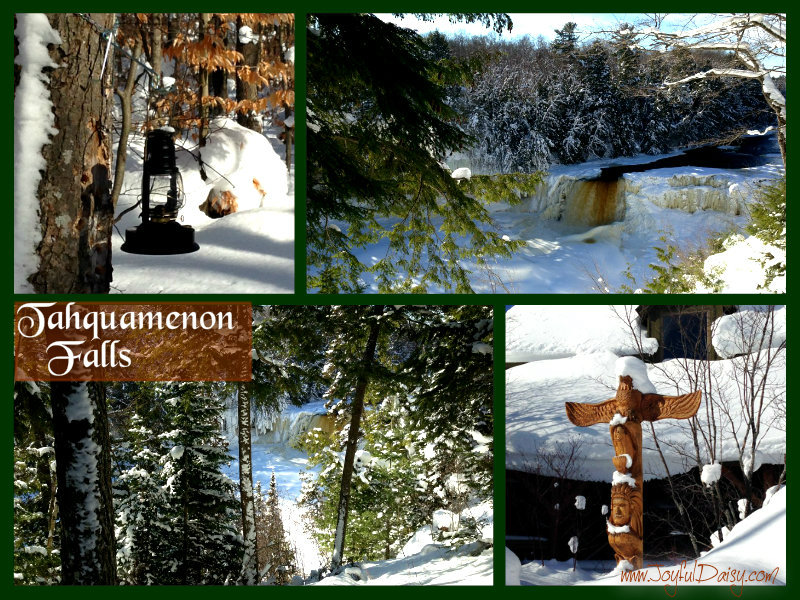 Tahquamenon Falls Winter Collage