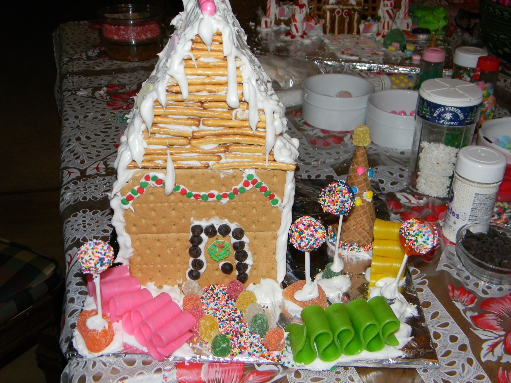 Lily's Ribbon Candy Gingerbread House