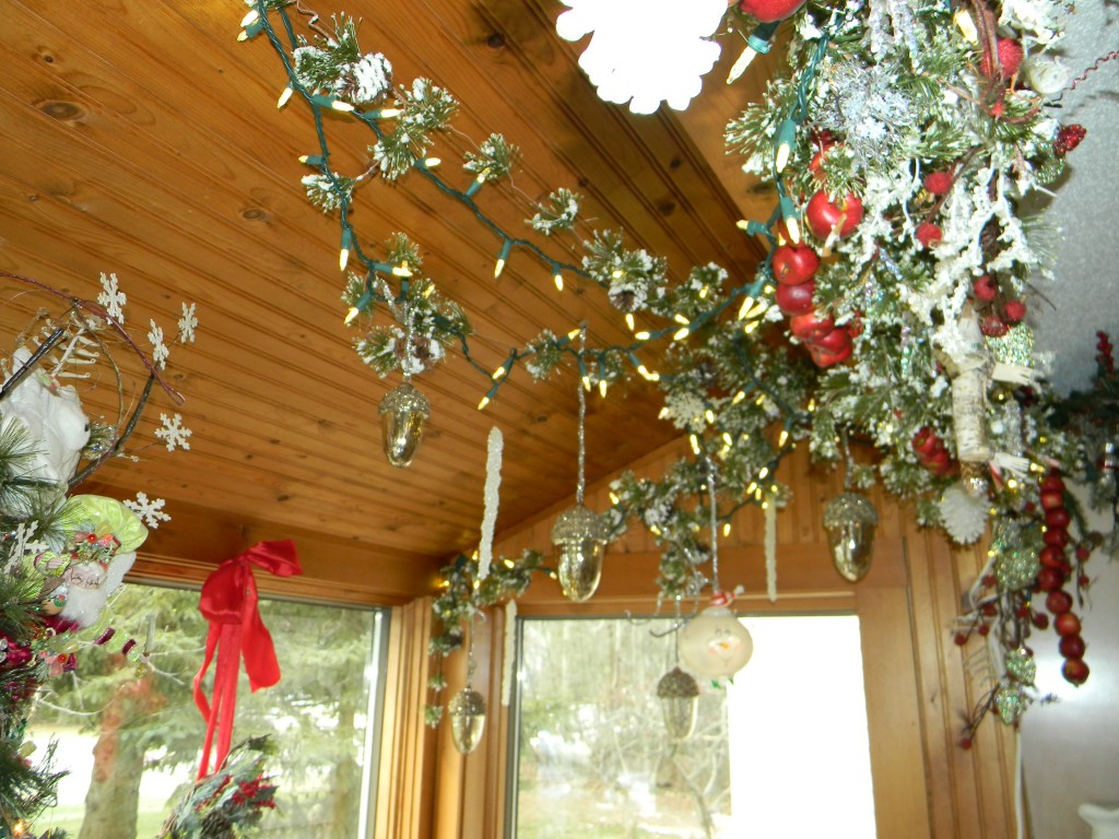 Winter wonderland Christmas Decorated Ceiling