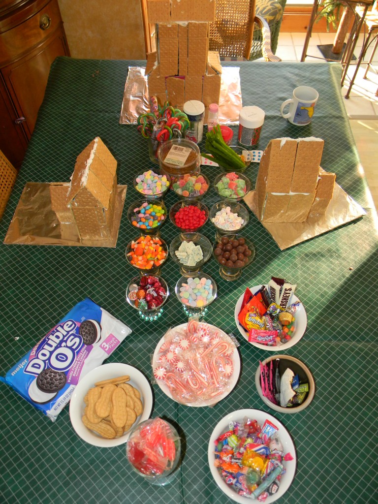 Gingerbread House Creation Table
