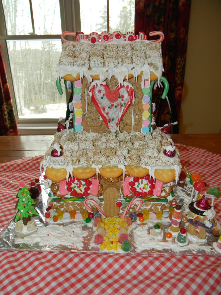 Large Gingerbread House Front Elevation