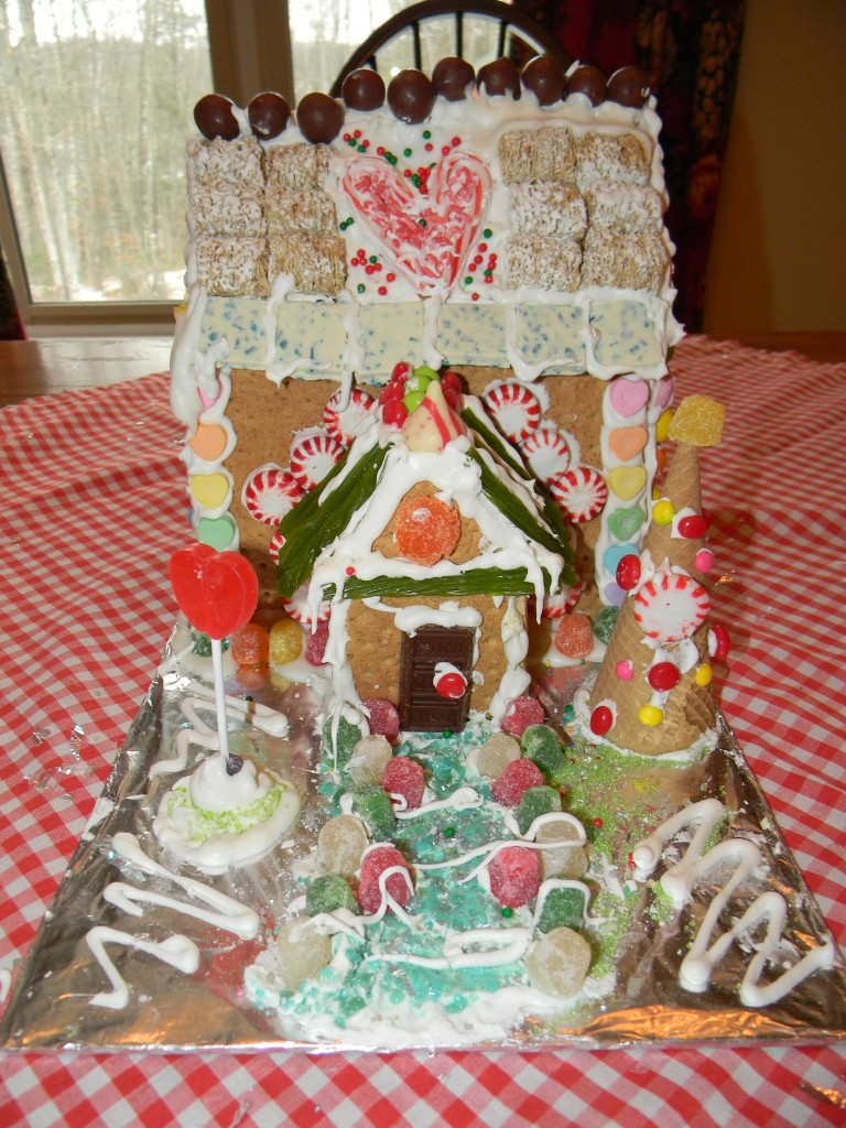 Lily's Gingerbread House Finished