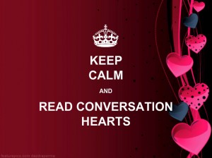 Keep Calm and Read Conversation Hearts 3