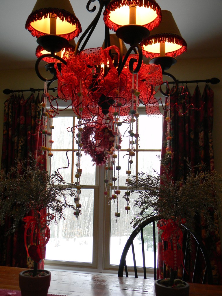 Valentine Decorations- chandelier