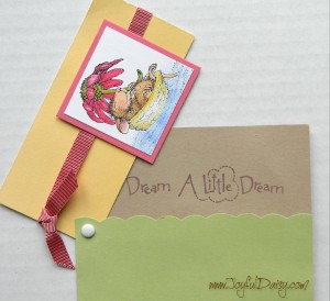 rubber stamped cards, House Mouse