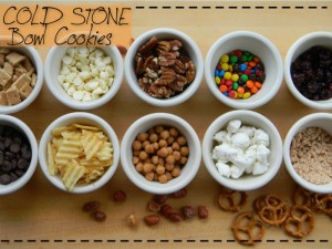 cold stone, cold stone bowl cookies, chocolate chip cookies, junk food cookies, turtle cookies, elvis cookie