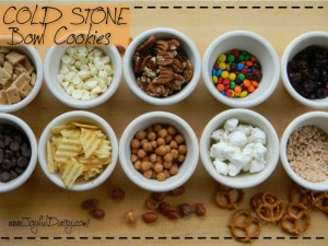 cookies, cold stone cookies, cookie party