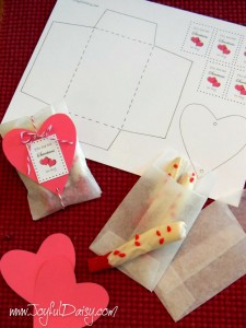 red licorice, white chocolate, white chocolate dipped licorice, handmade envelopes, valentines