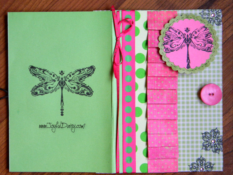notebook cover front and back green