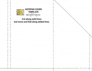 picture of notebook cover template