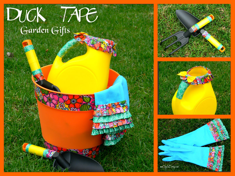 duck tape garden gifts collage