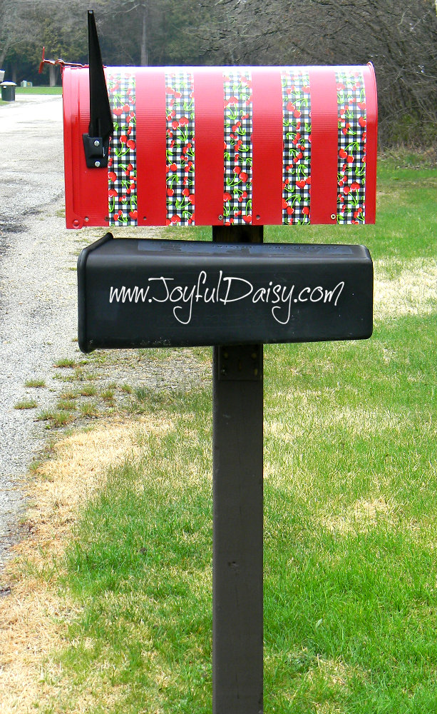 mailbox makeover with duck tape 1