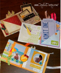 How to Make a MINI SCRAPBOOK CARD - JOYFUL DAISY