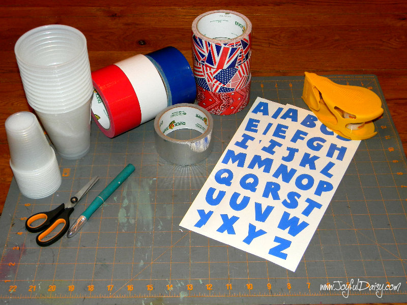 Duck Tape Party Ware | White Lights on Wednesday