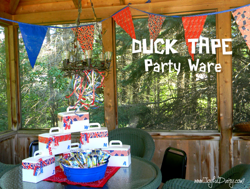 Duck Tape Party Ware | White Lights on Wednesday