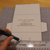 gift card holder template