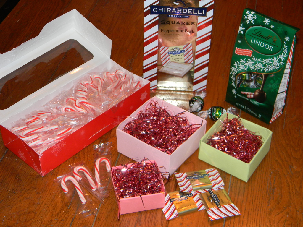 hand packaged store bought gifts