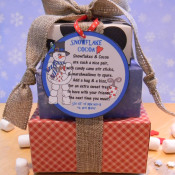 Hot Chocolate Gift Tower in Handmade Paper Boxes