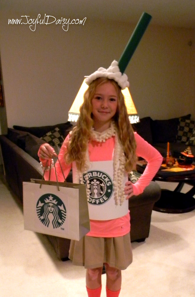 lily latte starbuck coffee drink costume