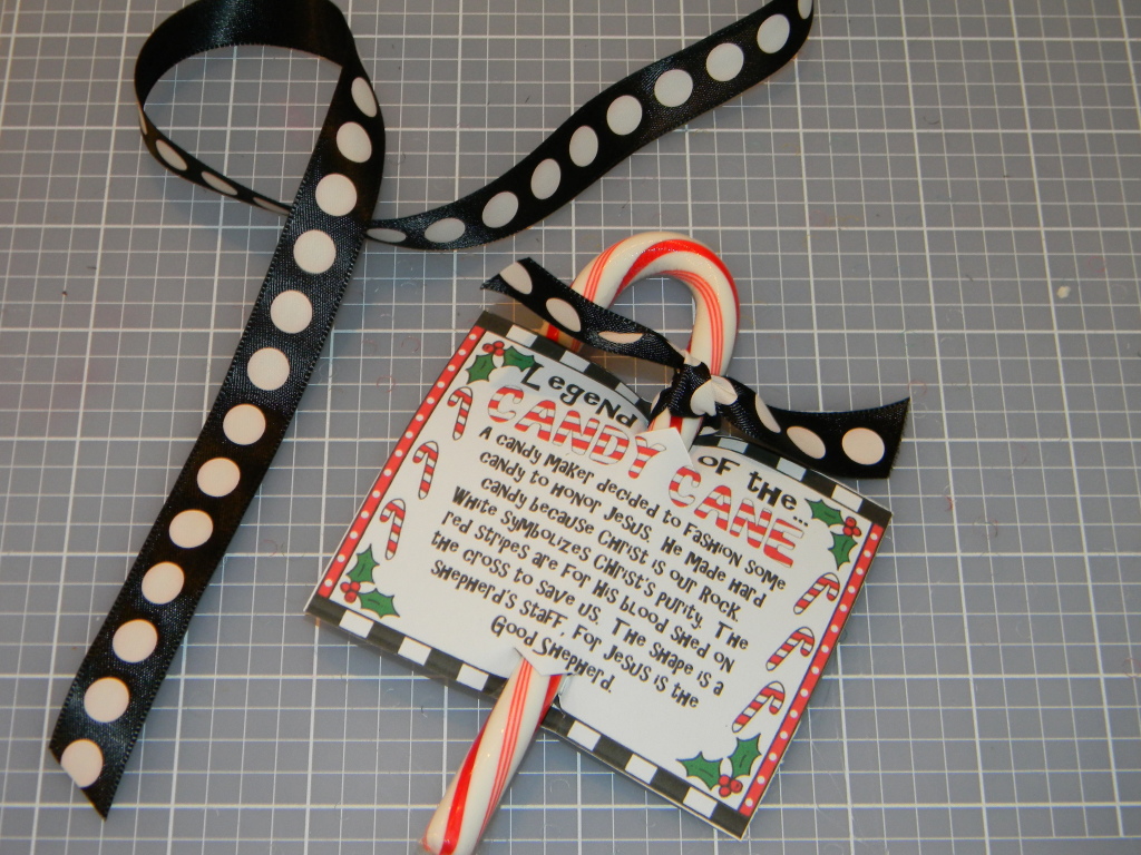 Legend of the candy cane party favors