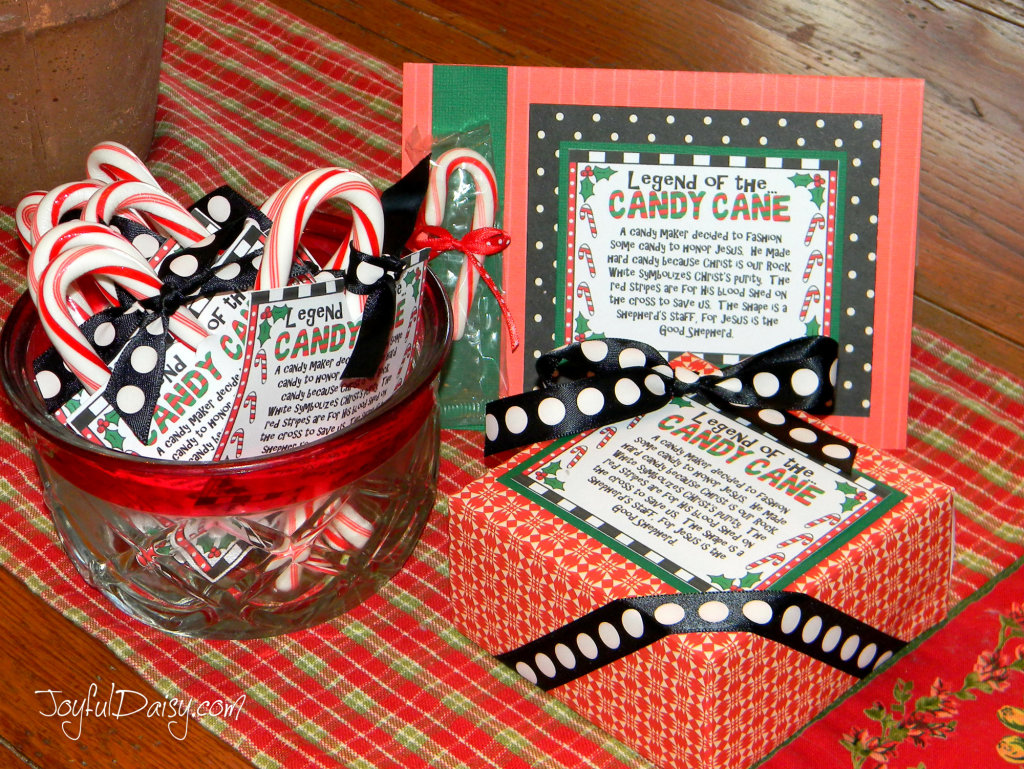 legend of the candy cane gifts and crafts JD
