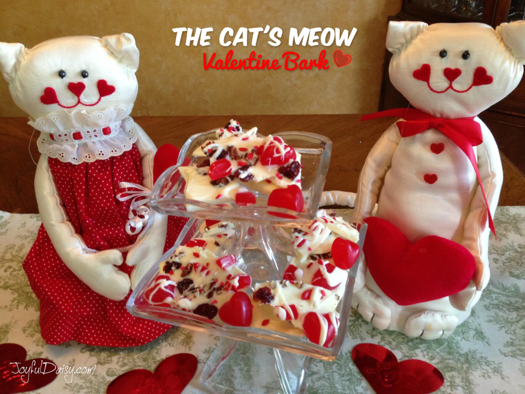 The Cats Meow Valentines Bark Heart