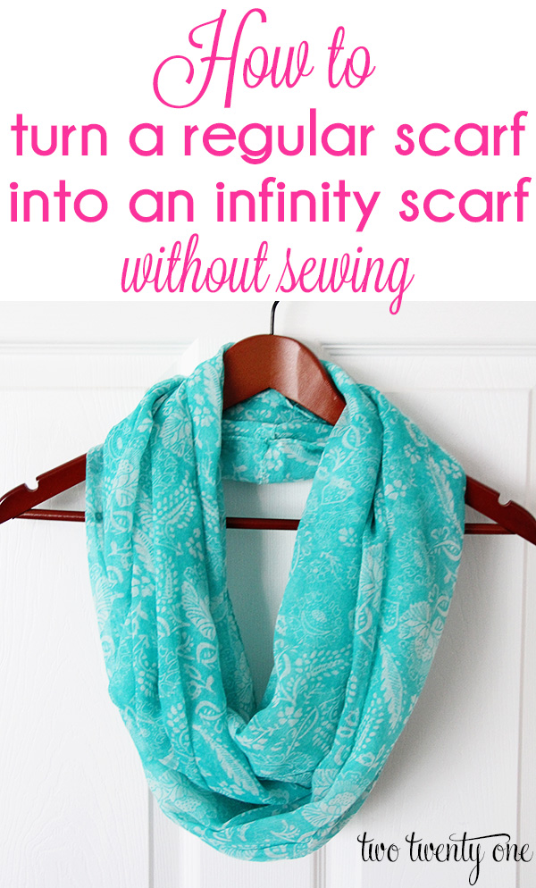 turn-a-regular-scarf-into-an-infinity-scarf-without-sewing-1