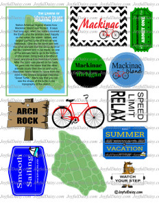 Mackinac Island Scrapbook Page 3