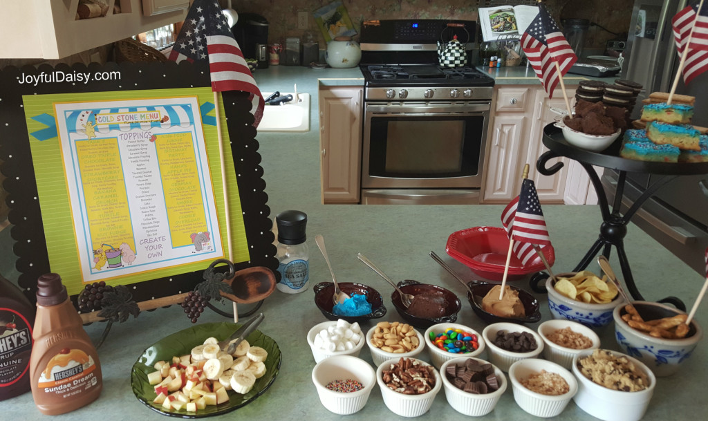 Ice Cream Social Sundae Bar