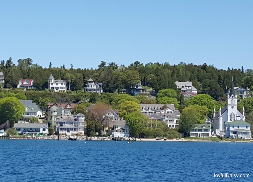 Mackinac Island Harbor and Bluff Homes - JOYFUL DAISY