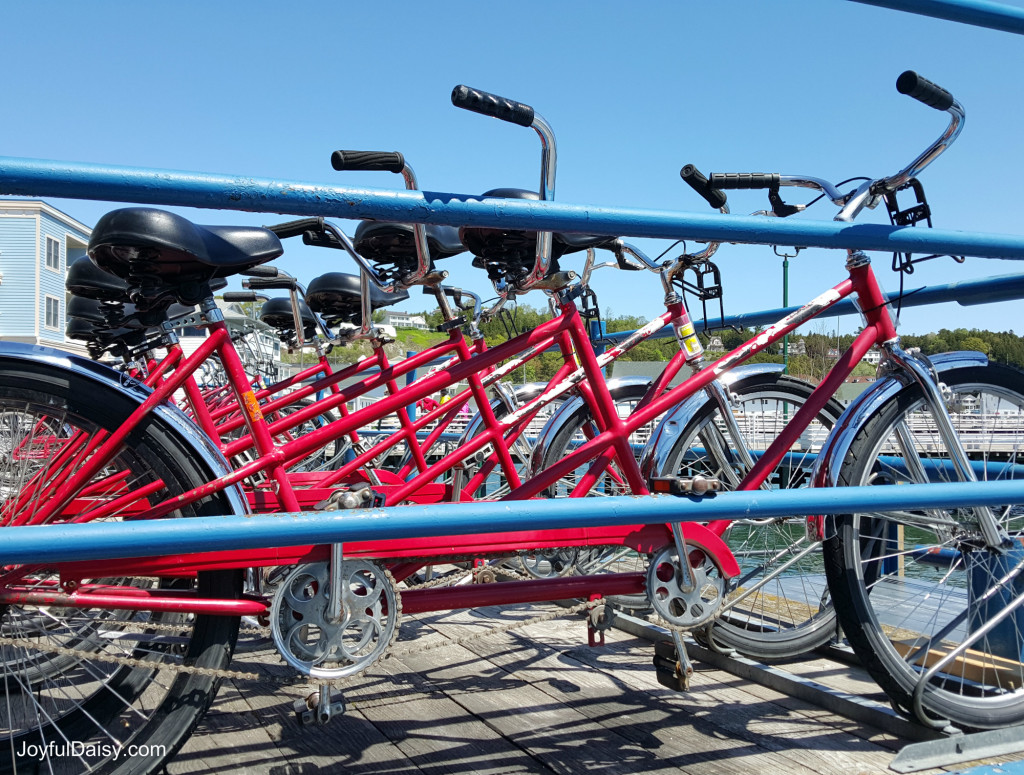 Mackinac Island Tandom Bicycles
