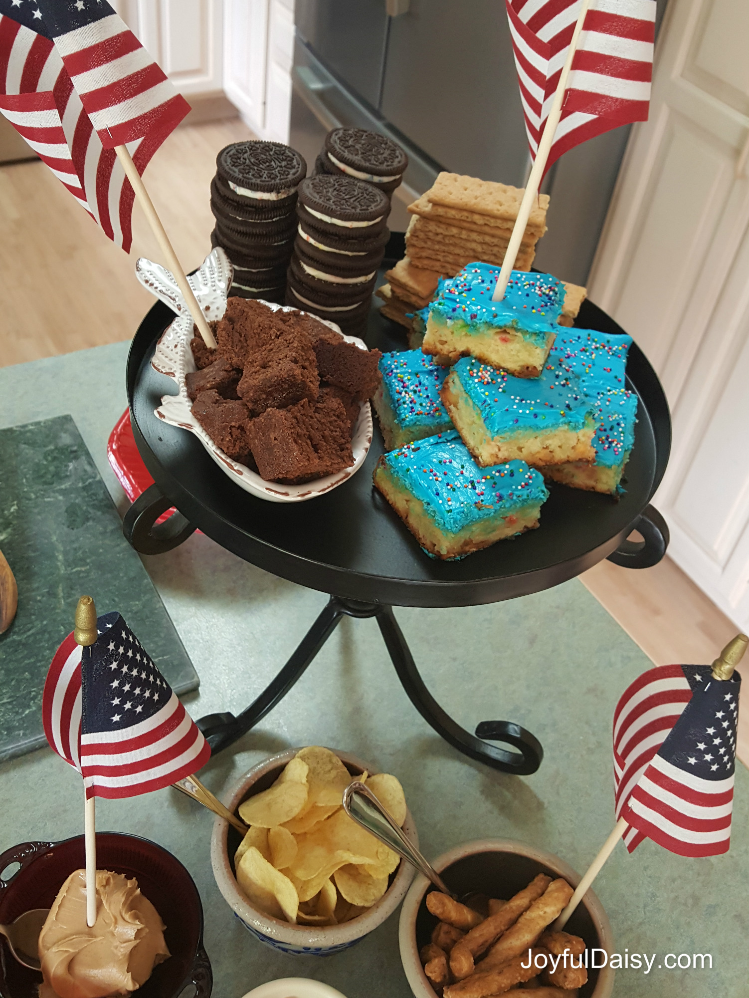 Sundae Bar Toppings And Flags - Joyful Daisy