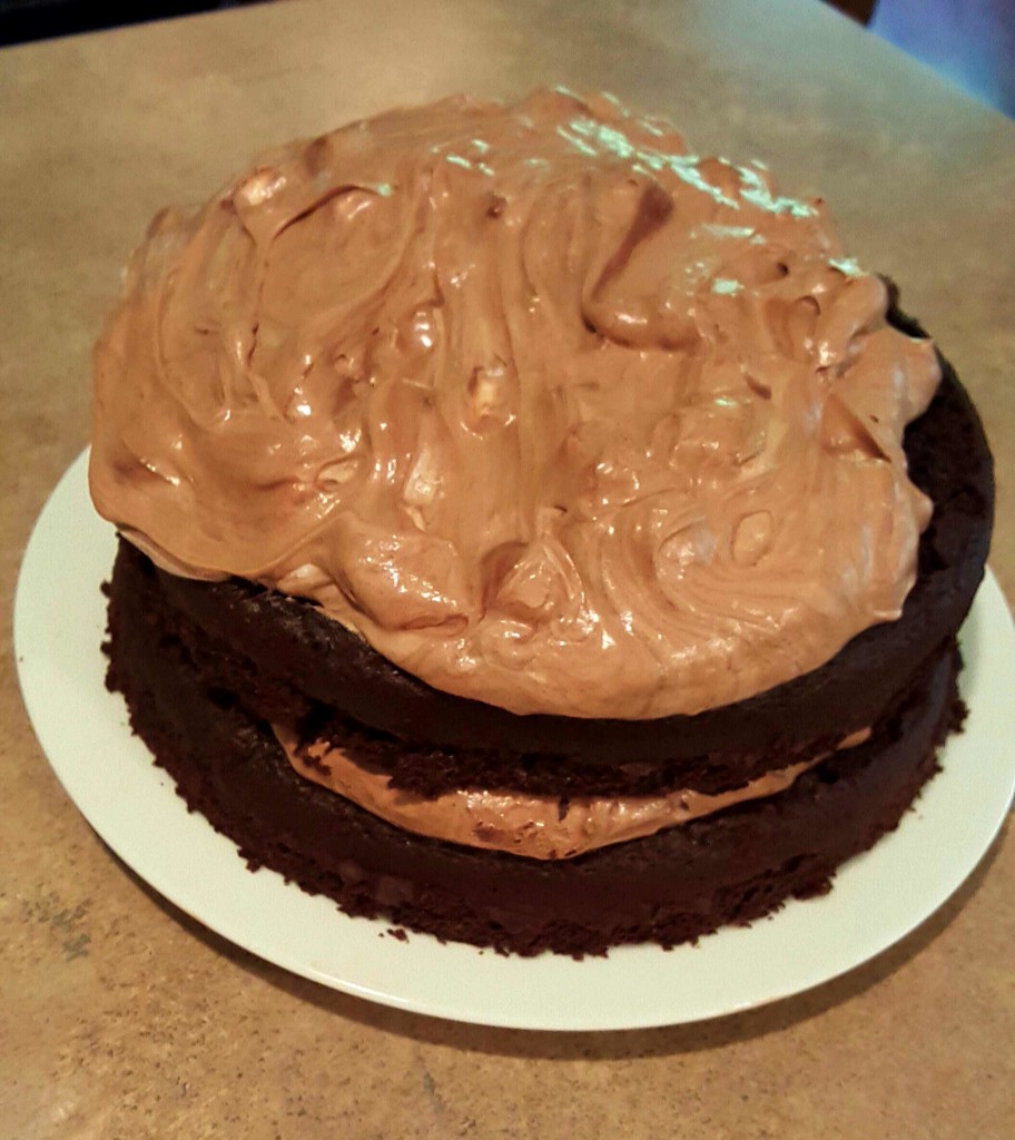 Chocolate Marshmallow Bumpy Cake