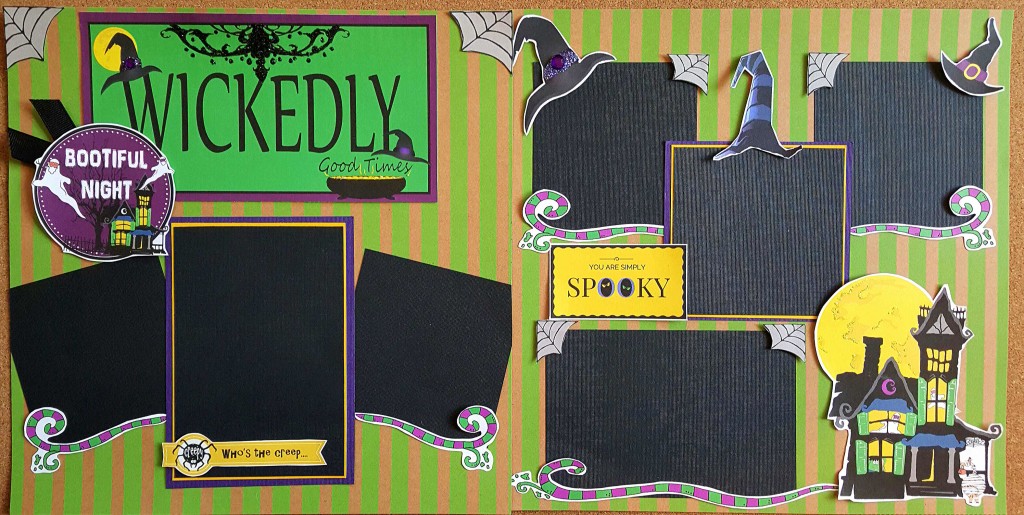 Witch scrapbook pages