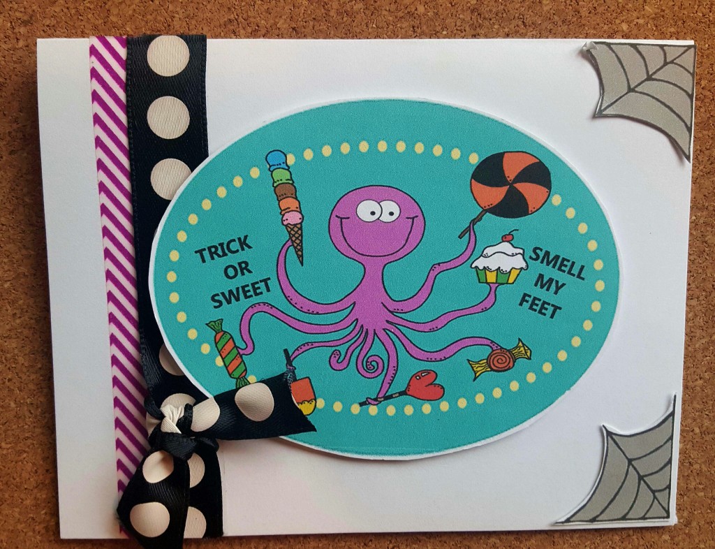Octopus Halloween Card