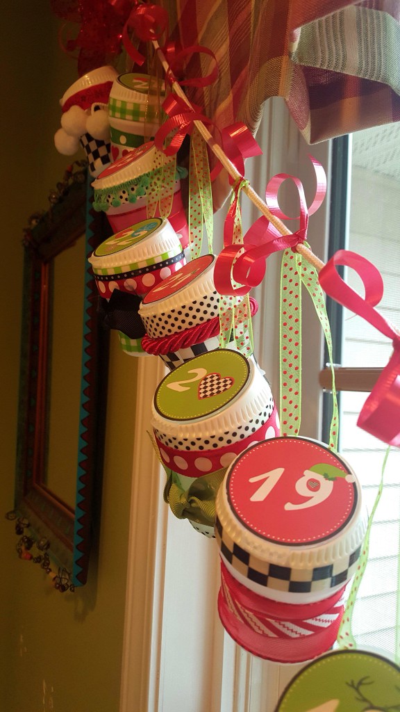 HOW TO MAKE AN ADVENT CALENDAR - Out of Recycled Gum Containers ...