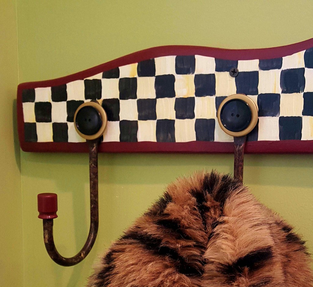 How to make an easy coat hook board