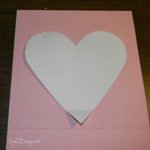 Step one pop up heart book