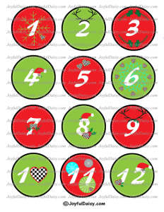 watermark 1-12 advent calendar